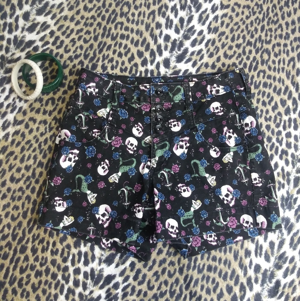 ⚡5 for $25⚡ Retro pinup Highwaist Mermaid Shorts